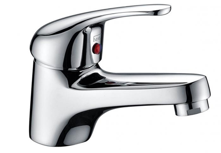 Chrome plated taps, black plated tapware